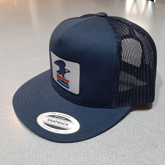United States Post Office Yupoong Flat Bill Mesh B - Picture 2 of 5